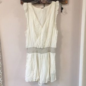 Free People White Romper